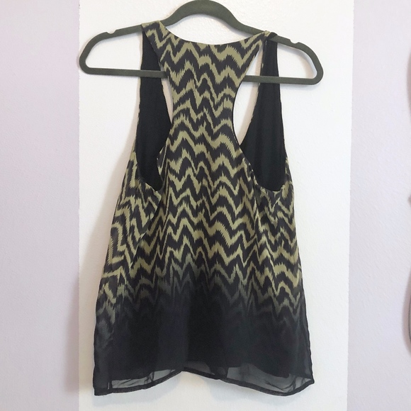 Collective Concepts flowy black razor back tank M - Picture 2 of 2